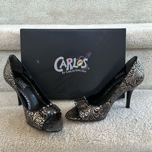 Carlos Santana Romantic Black Pumps *NIB*